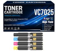 para Xerox C7020 C7025 C7030 Cartuchos de tóner VC7025 106R03737 106R03738 106R03739 106R03740 Tóner para Xerox VersaLink C7020 C7025 C7030 Impresoras con Chip