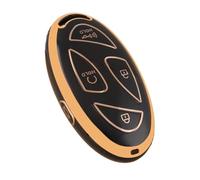 para Xiandai para IONIQ 6 para Grand para Prix GN7 para Kona Funda Protectora TPU con 5 7 Botones For Llave Coche Carcasa Protectora Funda Llave(5 Button Black)