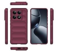 Para Xiaomi 14T Pro 5G (versión extranjera) funda de silicona funda delgada protección de cuerpo completo resistente a los arañazos resistente a los arañazos funda de fibra interior suave (Mor)