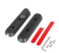 Para Xiaomi 4 Pro Scooter eléctrico Cubierta de rueda reflectante Set Tapa protectora delantera trasera con tornillos y destornillador Herramienta Amarillo Rojo (para rueda delantera)