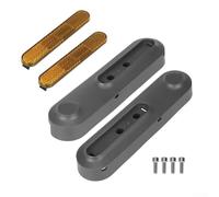 Para xiaomi 6 - Juego de cubiertas de horquilla para scooter con tornillos | Plástico ABS de alta calidad, resistente a los impactos, diseño ligero, se adapta a horquillas izquierda y derecha