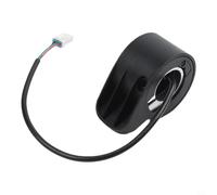 Para Xiaomi For Elite Black Gray Thumb Throttle Replacement For Electric Scooter Speed Control Handle With Precise Acceleration And Plastic Construction For Smooth Riding Experience