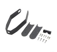 Para Xiaomi para M365 Pro Pro2 1s Scooter Guardabarros trasero Soporte de metal Aleación de aluminio para protección contra salpicaduras Placa de montaje con adaptador Hoja de hendidura Tornillos Kit