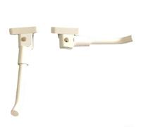 Para Xiaomi para MI 1S/M365/Pro Scooter eléctrico Kickstand Soporte de estacionamiento de metal Accesorio de soporte de pie de repuesto en blanco o negro para una posición estable de estacionamiento