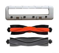 Para Xiaomi para Mijia M40 D110cn Robot Partes de aspiradora Cepillo principal Protector de cubierta de rodillo Diseño en forma de V evita la envoltura del cabello Material de nylon de goma