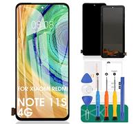 para Xiaomi Redmi Note 11S 4G Pantalla LCD para Xiaomi Redmi Note 11 4G Pantalla de Repuesto para Xiaomi Poco M4 Pro 4G Pantalla Táctil Digitalizador Conjunto de Reparación Kit (Negro Sin Marco)