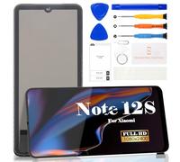 Para Xiaomi Redmi Note 12S pantalla LCD para Redmi Note 12S, reemplazo de pantalla 2303CRA44A, 23030RAC7Y, 2303ERA42L, conjunto de digitador táctil, kit de piezas de reparación (negro, sin marco)
