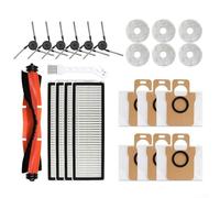 Para Xiaomi Robot Vacuum 5 Pro OV21CN Kit de accesorios Filtro HEPA Cepillo lateral Mopa Pad Bolsa de polvo Piezas de repuesto Conjunto de mantenimiento de limpieza del piso del hogar (B)