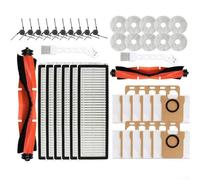 Para Xiaomi Robot Vacuum 5 Pro OV21CN Kit de accesorios Filtro HEPA Cepillo lateral Mopa Pad Bolsa de polvo Piezas de repuesto Conjunto de mantenimiento de limpieza del piso del hogar (C)
