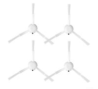 Para Xiaomi S10+S20+S10 Plus Robot Aspirador Kit de cepillo lateral, nailon flexible para esquinas y zócalos, reemplazo directo (4 piezas)