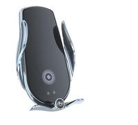 Para Xiaomi Soporte Universal Para Teléfono Inalámbrico Coche Cargador Estación Carga Rápida Inducción Infrarroja Automática(Sliver)