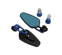 para Xmax 125 250 300 400 7/8 "22 MM Motocicleta CNC Aluminio Manillar Extremo Espejos retrovisores(BIue-a)