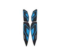Para XMAX 400 XMAX 300 X-MAX 250 2019-2025 Reposapiés antideslizante Pedalera Plataforma Adhesivo de goma 3M (Azul)
