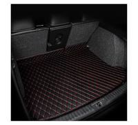 para Xpeng G9 2022, 2023 Y 2024 5 Asientos, Alfombrillas Organizadoras Depósito Barro Alfombrillas Maletero Trasero Bandeja Cuero Alfombrilla Trasera Maletero(Black Red)