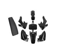 Para XR50 CRF50 Dirt Pit Bike Kit De Carenado Y Guardabarros Negro Para Motocicleta