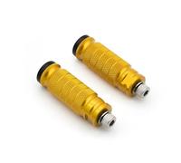 Para XSR900 2016 2017 2018 2019 2020 Motocicleta Estribera Pedal Reposapiés Estriberas Universal 8mm Foot Peg Moto Pedal Reposapiés(Oro)