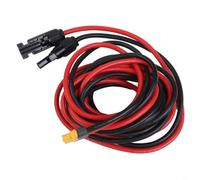 Para XT60 para extensión solar 10AWG construido con cobre estañado puro para un rendimiento de baja resistencia (3 metros)