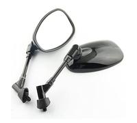 Para XVS125 XVS250 XVS400 XVS650 XVS950 XVS1100 XVS1300 XV950 XV1600 XV1700 XVZ1300 Yamaha YBR125 2 Uds Espejo Lateral De Motocicleta(Negro)