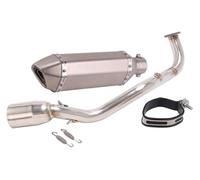 Para Y&amaha NMAX125 NMAX155 2021 2022 Escape De Motocicleta Modificación Del Tubo De Escape Delantero motocicleta enlace tubo medio(8)