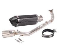 Para Y&amaha NMAX125 NMAX155 2021 2022 Escape De Motocicleta Modificación Del Tubo De Escape Delantero Motocicleta Enlace Tubo Medio(2)