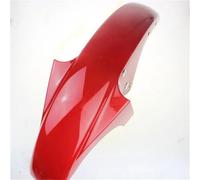 Para Y&amaha Para Jianshe YBR125 YBR125K 2006-2009 JYM125 Piezas Guardabarros Delantero Motocicleta Con Soporte Metal guardabarros trasero(rojo)