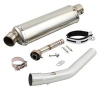Para Y&AMAHA Para Tenere 700 XTZ700 XTZ-700 2019-2023 Motocicleta Sistema Modificación Enlace Intermedio Con Silenciador Deslizante Escape Tubo Motocicleta Enlace Tubo Medio(F)