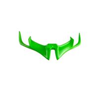 Para Y&amaha R15 V3 2017 2018 2019 2020 2021 Shark Fin Beak Motocicleta Carenado Delantero Winglet Wing Cover Trim Alerón con carenado fijo(VERDE)
