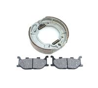 Para Y&amaha XV125 XV250 XVS125 Para Virago Para Dragstar V Star 125 250 XV XVS Pastillas De Freno Delanteras Juego De Piezas De Zapatos Traseros Pastillas Freno Motocicleta