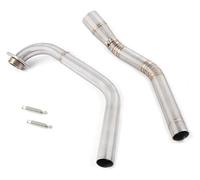 Para Y&amaha YZF-R15 R125 Para MT125 MT-15 2008-2023 Para V1 V2 V3 2018-2023 Sistema Escape Completo Motocicleta Silenciador Tubo Escape Motocicleta Enlace Tubo Medio(V1 V2 2008-2017)