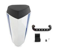 Para Y&amaha YZF R7 YZF-R7 2022-2023 Funda Asiento Trasero Carenado Con Kits Motocicleta Alerón con carenado fijo(Blanco Azul Con Logo)