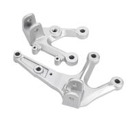 Para YA&MAHA YZF R25 R3 MT25 MT03 YZFR25 YZFR3 2014-2025. Soporte izquierdo/derecho motocicleta, reposapiés delantero, estriberas, pedal(Left and Right Silver)