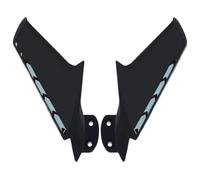 para Yam&aha YZF-R1 YZF R1 2009-2014 Motocicleta Modificada Espejo Trasero Lateral Delantero ala De Viento Fija Alerón Lateral Retrovisor Winglets Alerón Lateral De Motocicleta(Mattt Titanium)