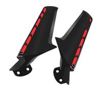 para Yam&aha YZF-R1 YZF R1 2009-2014 Motocicleta Modificada Espejo Trasero Lateral Delantero ala De Viento Fija Alerón Lateral Retrovisor Winglets Alerón Lateral De Motocicleta(Bright Black Red)