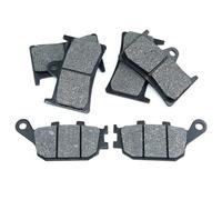 Para Yama&ha FZ6 S2 /ABS 2007-2017 YZF R6S 2003-2009 FZ1 Naked 2006-2017 Pastillas De Freno Delanteras Y Traseras De Motocicleta Pastillas De Freno De Disco(Parte delantera y trasera)