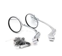 para Yama&ha MT09 MT07 MT 09 07 XJ6 FJR XJR 1300 Racer FA&zer XT 600 TDM 90 8/10mm Espejos Retrovisores para Motocicleta(Chrome)
