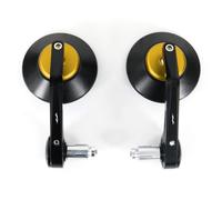 Para Yamaha 2008-2019 FZ16 2010-2015 FZ8-N/FZ8-S/Fazer8 Accesorios De Motocicleta Barra De Espejo Retrovisor Espejos Laterales(Oro)