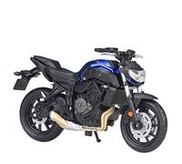 Para Yamaha 2018 MT-07、YZF R6、 1: 18 Coche De Simulación Metal Fundición A Presión Modelo De Motocicleta Mini Street Car Escultura Colección De Regalos Conmemorativos(2018 MT-07)