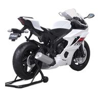 Para Yamaha 2020 Yzf-r6 R6 1:12 Coche De Simulación De Aleación Modelos De Motos Réplica De Moto Deportiva Regalos Para Hombres Adornos De Vehículos Moto Colección Souvenir(White)