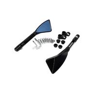 Para Yamaha MT-01 MT-03 MT-07 MT-09 FZ-07 FZ-09 MT-10 MT-25 Universial 8mm 10mm Motocicleta E-Bike Espejos Retrovisores Espejo Convexo(Negro)