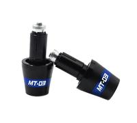 para Yamaha MT-03 Puños de Manillar de Motocicleta Tapones de Extremo de Manillar Deslizador de Peso Tapones de Manillar de Motocicleta Tapón de Extremo de Manillar Deslizante (Azul)