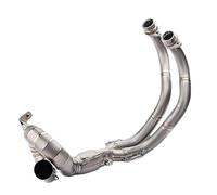 para Yamaha MT07 MT-07 2014 2015 2016 2017 2018 19 20 21 22 23 24 Sección Frontal De Escape Sistema Aleación Acero Inoxidable/Titanio Silenciador Motocicleta Tubo