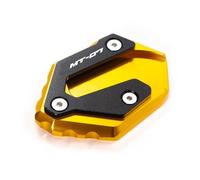 Para YAMAHA MT07 MT09 Para Tracer 900 /gt 700 9gt Almohadillas Extensión Soporte Lateral Ampliar Expansor Placa(07 gold)