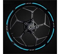 para Yamaha MT10 Motocicleta 17 Pulgadas Cubo De Rueda MT-10 Calcomanía Decoración Conjunto Llanta MT 10 Pegatina Reflectante Impermeable 2022 Calcomanía llanta(Color2)