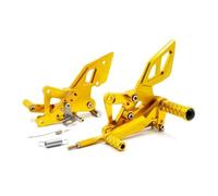 Para Yamaha MT25 MT03 YZFR3 2015-2020 YZFR3 ABS 2017-2020 YZFR25 2013-2020 Accesorios De Motocicleta Estriberas Traseras Reposapiés Pedales Reposapiés Soporte(Oro)