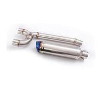 para Yamaha para FZ6 para FZ6N para FZ6S 2004-2011 Tubo De Escape Motocicleta Silenciador Intermedio Enlace DB Killer Extraíble Acero Inoxidable Silenciador Escape Moto(2)