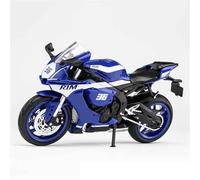 para Yamaha R3 R1M Modelo De Motocicletas Juguete Aleación Diecast Sonido Ligero Absorción Impacto Rueda Delantera Dirección Simulación Motos 1:12