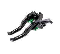 Para Yamaha TRACER 7GT + 2020-2026 Moto CNC Juego Palancas Freno Embrague | Alcance Ajustable, Aluminio CNC, Agarre Ergonómico, Ajuste Directo(Short Green)