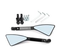 Para Yamaha XJR400 XJR1300 Espejo Retrovisor De Motocicleta Espejo Retrovisor De Competición(Negro)