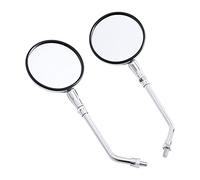 Para Yamaha XVS400 XVS1100 XVS1300 XV1900 XV1700 XV1600 Motocicleta 10mm Espejos Retrovisores Cromados Espejo Lateral Universal