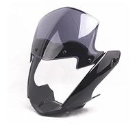 para Yamaha YBR 125 2014-2017, Faro De Motocicleta, Carenado, Parabrisas, Pantalla Protectora, Cubierta De Pantalla (Color : 2)